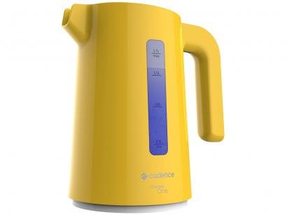 Chaleira Elétrica Cadence Thermo One Colors - CEL384 Amarela 1,7L Desligamento Automático