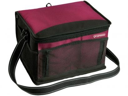 Bolsa Térmica Dobrável 20L Vermelha - com Bolso Lateral Soprano Tropical