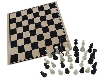 Jogo de Tabuleiro Xadrez 32 Peças Pangué - 722