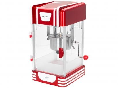 Pipoqueira Elétrica Philco Retrô Classic - 80g de Pipoca Vermelha