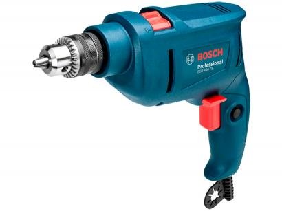 Furadeira de Impacto Bosch 450W - Velocidade Variável 3/8" 3 Peças GSB 450 RE STD