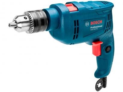 Furadeira de Impacto Bosch 550W - Velocidade Variável 1/2" 3 Peças GSB 550 RE STD