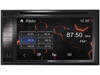 Central Multimídia Pósitron SP8730DTV LCD 6,2" - TV Entrada para Câmera de Ré USB Bluetooth
