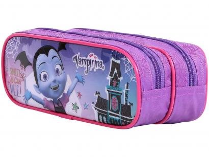 Estojo Escolar Duplo com Zíper Vampirina - Dermiwil