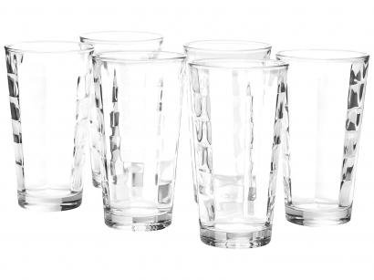 Jogo de Copos de Vidro 370ml 6 Peças - Bormioli Cube
