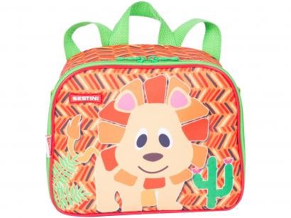 Lancheira Infantil Escolar Sestini 19Y - Sestini Kids Lion