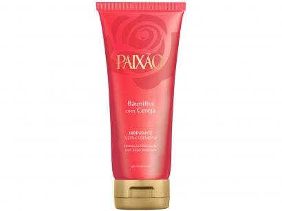 Creme Hidratante Corporal Baunilha com Cereja - 200ml Paixão