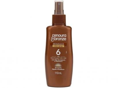 Spray Bronzeador Cenoura & Bronze 22693-0 - FPS 6 110ml