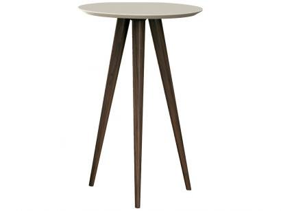 Mesa de Apoio Lateral EDN Móveis Class Lunis - Off White Pés Palito