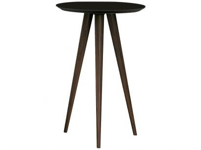 Mesa de Apoio Lateral EDN Móveis Class Lunis - Preta Pés Palito