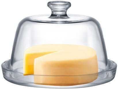 Queijeira de Vidro com Tampa Ruvolo - Klassikglass San Remo