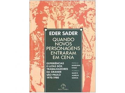Livro Quando Novos Personagens Entraram em Cena - Eder Sader