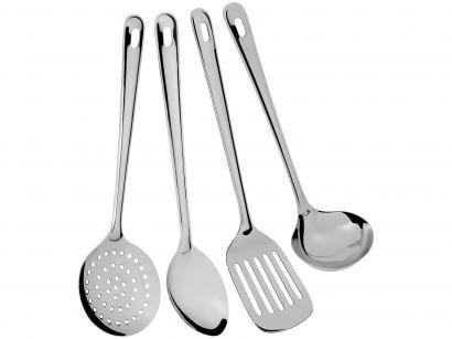 Kit Utensílios de Cozinha Euro Home Inox - Gadgets 4 Peças