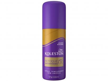 Spray Retoque de Raiz Koleston Louro Escuro - 100ml