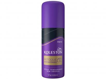 Spray Retoque de Raiz Koleston Preto - 100ml