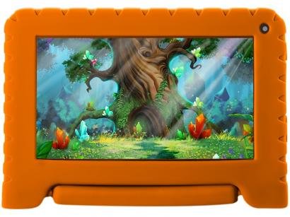 Tablet Infantil Multilaser Kid Pad Go com Capa - 16GB 7" Wi-Fi Android 8.1 Quad-Core