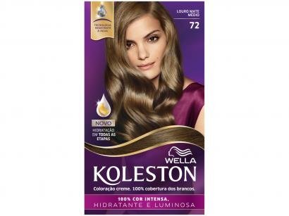 Tinta de Cabelo Koleston Louro Mate Médio 72 - 100ml
