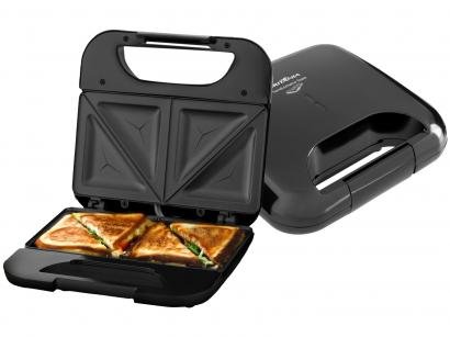 Sanduicheira Britânia Toast Preta 750W - Antiaderente