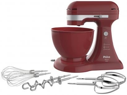 Batedeira Orbital Philco Vermelha 500W - PBT510V 4 Velocidades