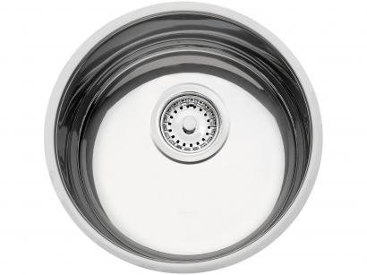 Cuba Simples para Cozinha Tramontina Inox - Redonda 30x14cm Perfecta Luna