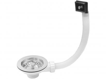 Válvula de Pia Inox Tramontina com Escape 4 1/2" - 94510005