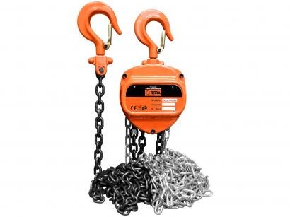 Talha Manual de Corrente 500kg 3m - Terra Equipamentos Linha 705.065