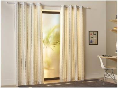 Cortina para Quarto Bege Santista - Istambul Noah 2,8x1,8m