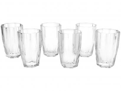 Jogo de Copos de Vidro 400ml 6 Peças - Casambiente Paris