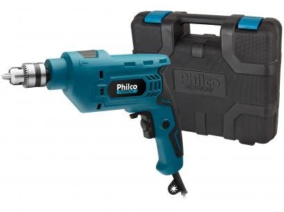 Furadeira de Impacto Philco Force 650W - 5 Velocidades 3/8" com Maleta PFU01M
