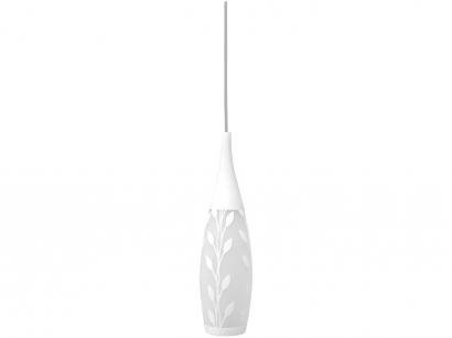 Pendente de Vidro Branco Taschibra - TD 585