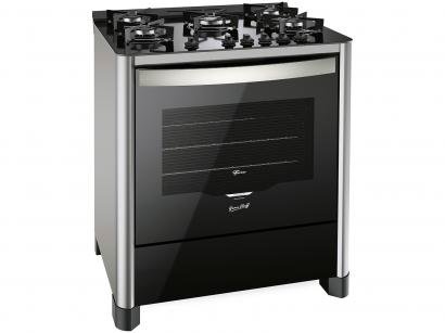 Fogão 5 Bocas Fischer Silver - Acendimento Automático 5Q Grand Cheff