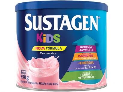 Complemento Alimentar Sustagen Kids - 380g 1 Unidade Morango