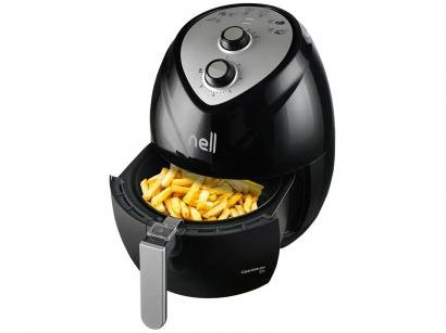 Fritadeira Elétrica sem Óleo/Air Fryer Nell Fit - Preto 3,2L com Timer
