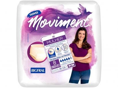 Roupa Íntima Feminina Descartável Moviment - G/XG 8 Unidades