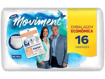 Roupa Íntima Moviment G/XG - 16 Unidades