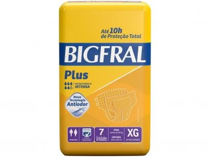 Fralda Geriátrica Bigfral Plus XG - 7 Unidades