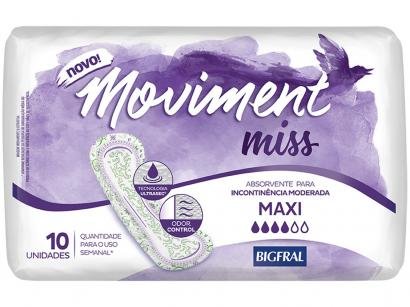 Absorvente Geriátrico Bigfral sem Abas 10 Unidades - Moviment Miss