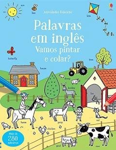 Palavras em inglês : Vamos pintar e colar?