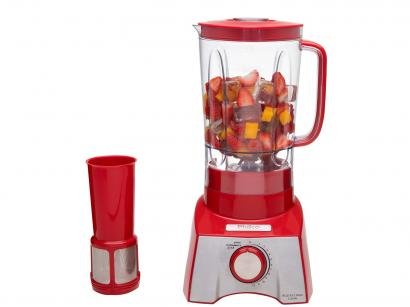 Liquidificador Philco PLQ1412 3L Vermelho - com Filtro 12 Velocidades 1200W