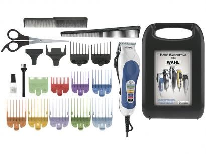 Kit Máquina de Cortar Cabelo Wahl Clipper - Color Pro 10 Níveis de Altura 1 Velocidade