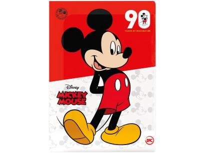 Pasta Escolar de Plástico A4 Mickey Mouse DAC - 2594 10 Divisórias