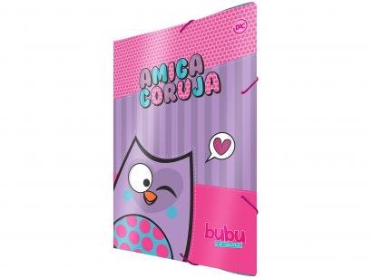 Pasta com Aba 23,2x33,2cm com Elástico DAC - Bubu e as Corujinhas 2736