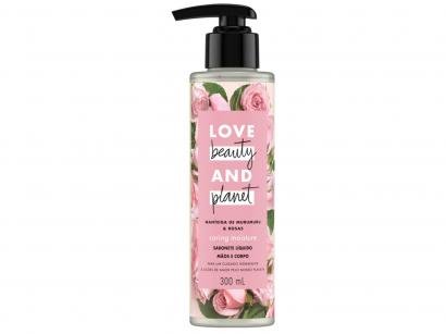 Sabonete Líquido Love Beauty and Planet - Caring Moisture Manteiga de Murumuru e Rosa 300ml