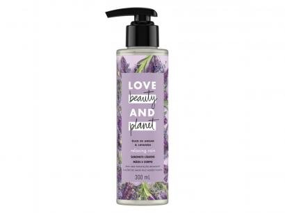 Sabonete Líquido Love Beauty and Planet - Relaxing Rain Óleo de Argan e Lavanda 300ml