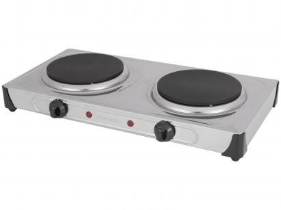 Fogão Elétrico 2 Bocas de Mesa Inox 2000W - Mondial Fast Cook FE-03