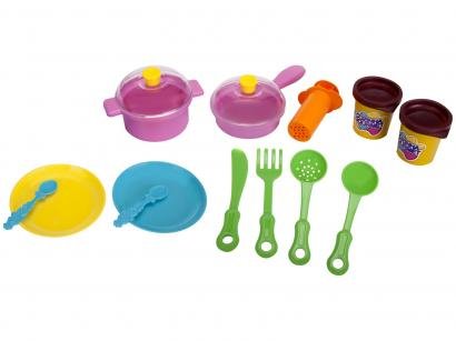Massinha de Modelar Xplast Amasse & Brinque - Cozinha Gourmet 2 Cores