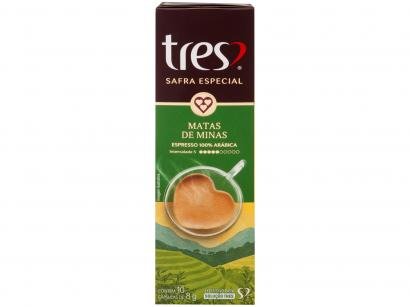 Cápsula de Café Espresso Matas de Minas - Safra Especial TRES 3 Corações 10 Cápsulas