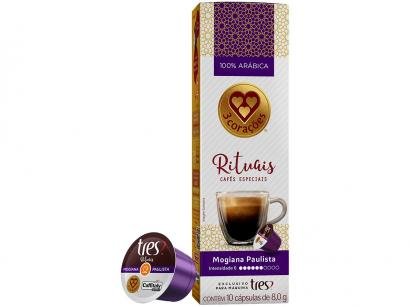Cápsula de Café Espresso Rituais Mogiana Paulista - TRES 3 Corações 10 Cápsulas