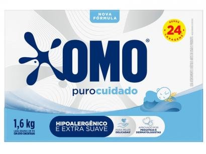 Sabão em Pó Omo Puro Cuidado - 1,6Kg