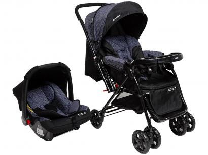 Carrinho de Bebê com Bebê Conforto Cosco - 0 a 15kg